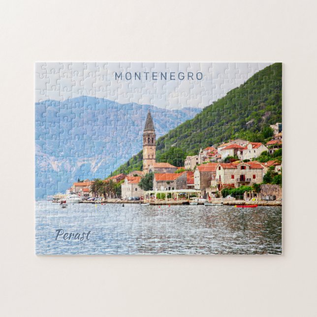 Custom Text Montenegro Jigsaw Puzzle (Horizontal)