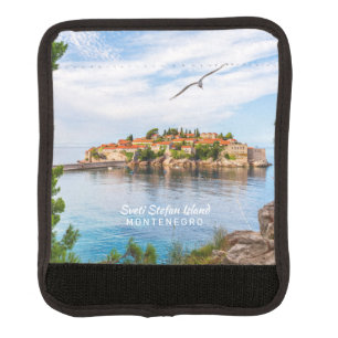 Custom Text Montenegro Luggage Handle Wrap
