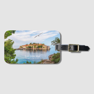 Custom Text Montenegro Luggage Tag