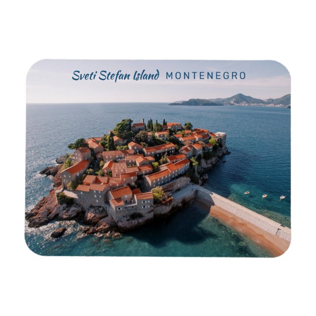 Custom Text Montenegro Magnet (Horizontal)