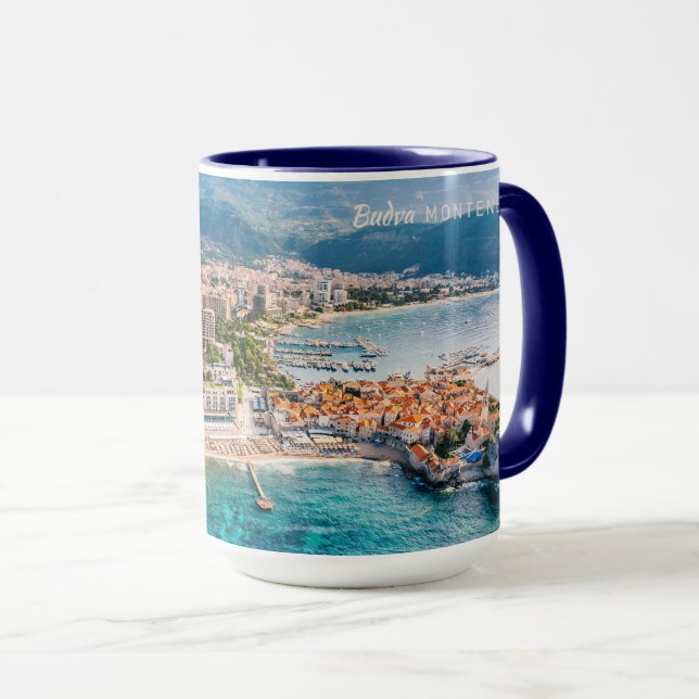 Custom Text Montenegro Mug (Front Right)