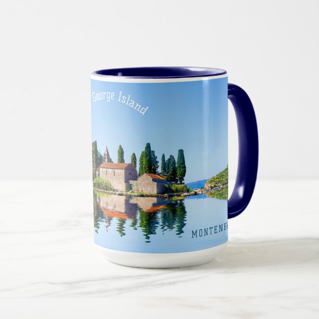 Custom Text Montenegro Mug (Front Right)