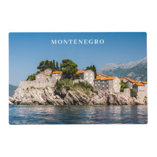 Custom Text Montenegro Placemat