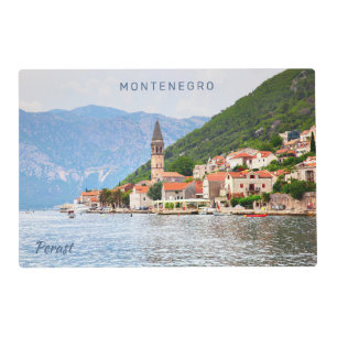 Custom Text Montenegro Placemat