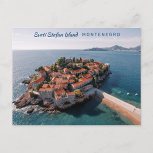 Custom Text Montenegro Postcard