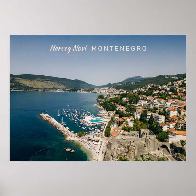 Custom Text Montenegro Poster (Front)