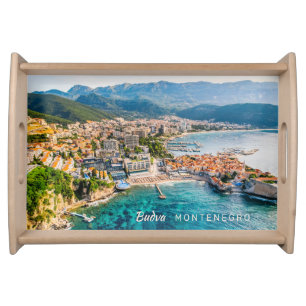 Custom Text Montenegro Serving Tray