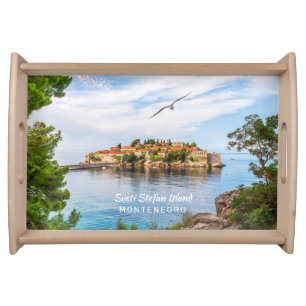 Custom Text Montenegro Serving Tray