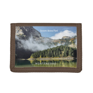 Custom Text Montenegro Tri-fold Wallet