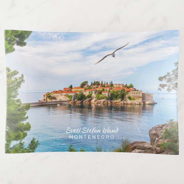 Custom Text Montenegro Trinket Tray (Front)
