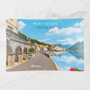 Custom Text Montenegro Trinket Tray