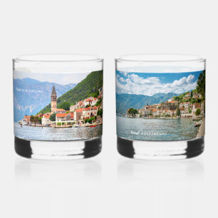 Custom Text Montenegro Whiskey Glass