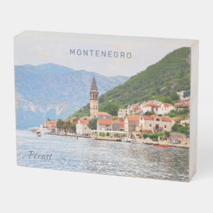Custom Text Montenegro Wooden Box Sign