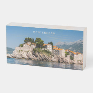 Custom Text Montenegro Wooden Box Sign