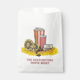 Custom text Movie Buff Favor Bag