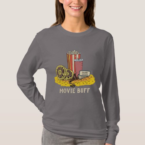 Custom text Movie Buff shirts