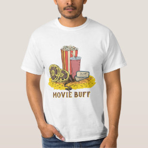 Custom text Movie Buff shirts