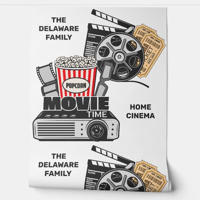 Custom Text Movie / Cinema Wallpaper (Unrolling)