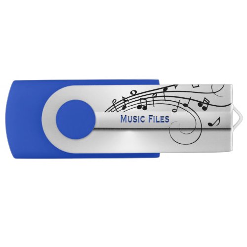 Custom Text Music Flash Drive