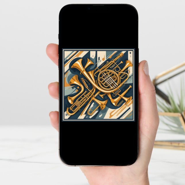 Custom Text Musical Instruments Card (Front Digital)