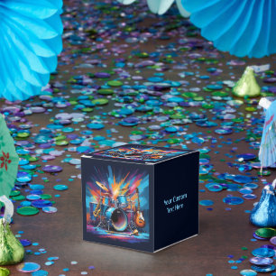 Custom Text Musical Instruments Favor Boxes