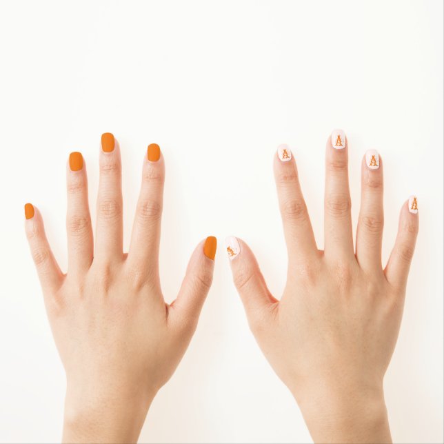 Custom text nail art/personalized nail art (Insitu - Hands)