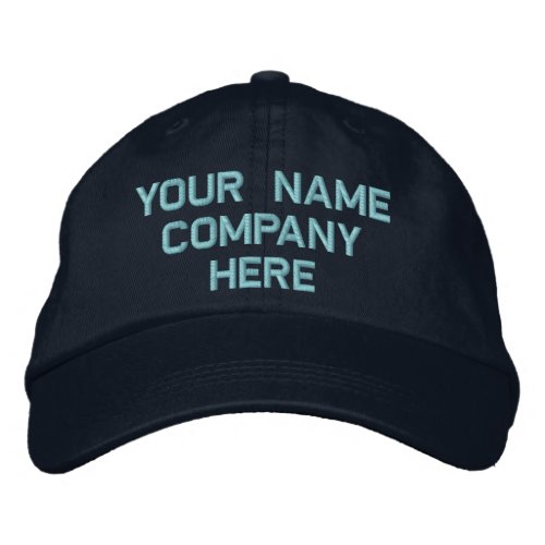Custom Text Name Hat Embroidered Baseball Cap