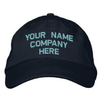 Custom Text Name Hat Embroidered Cap Your Colors