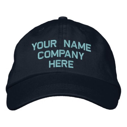 Custom Text Name Hat Embroidered Cap Your Colors