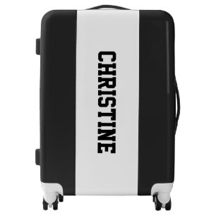 Custom text name personalized luggage