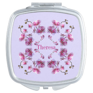 Custom Text Name Wedding Gift Cosmetic Mirror