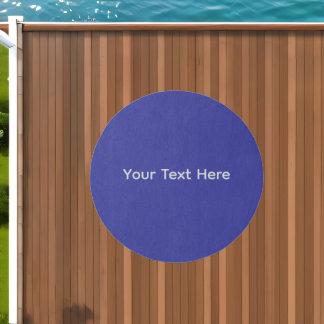 Custom Text Navy Blue | Personalized Welcome Outdoor Rug