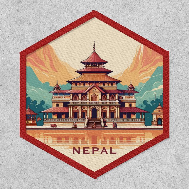 Custom Text Nepal Patch (Front)