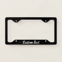 Style B License Plate Frame