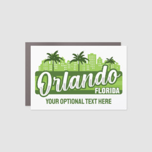 Custom Text Orlando Florida Car Magnet