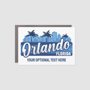 Custom Text Orlando Florida Car Magnet