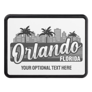 Custom Text Orlando Florida Hitch Cover