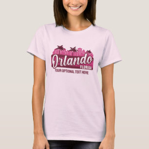 Custom Text Orlando Florida T-Shirt