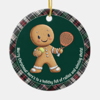 🎾🎄Custom text, Padel Powered Christmas