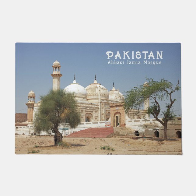 Custom Text Pakistan Doormat (Front)