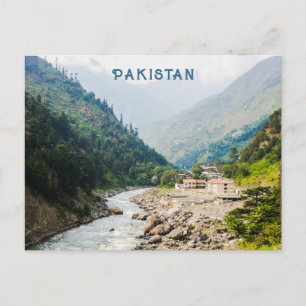 Custom Text Pakistan Postcard