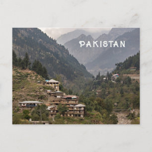 Custom Text Pakistan Postcard