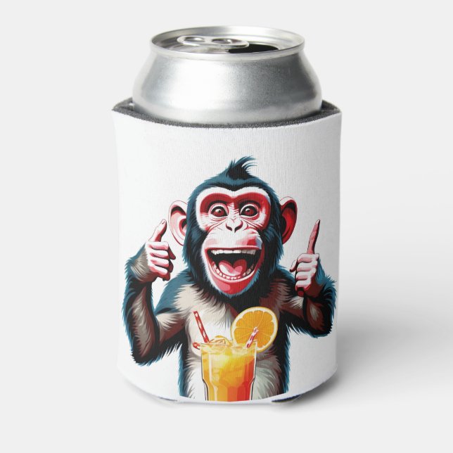 Custom Text Party Animal Can Cooler (Can Back)