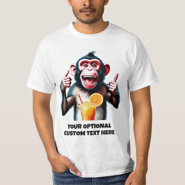 Custom Text Party Animal T-Shirt (Front)