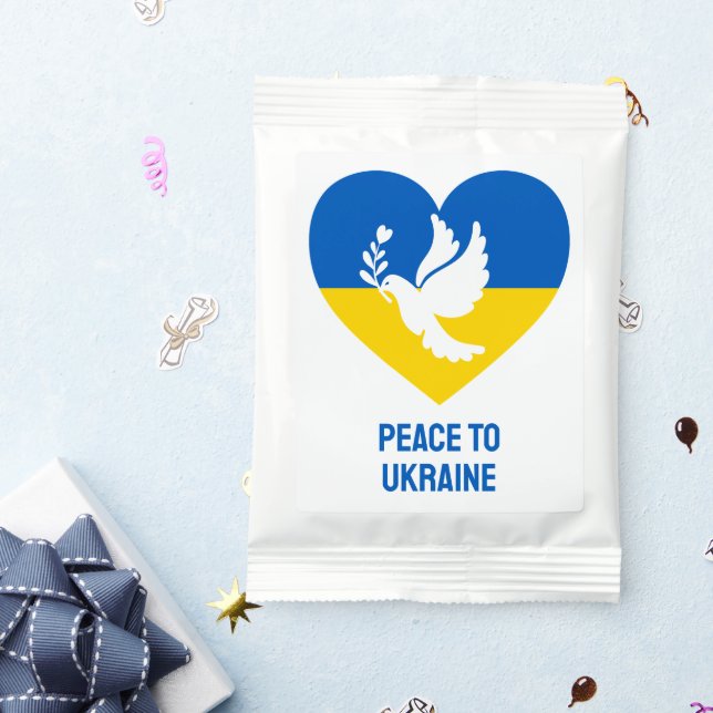 Custom Text Peace to Ukraine Margarita Drink Mix (Packets)