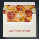 Custom Text Pepperoni Pizza Envelope<br><div class="desc">See my store for more food items.</div>