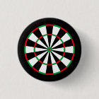 Custom Text Personalized Dart Board | Red & Green