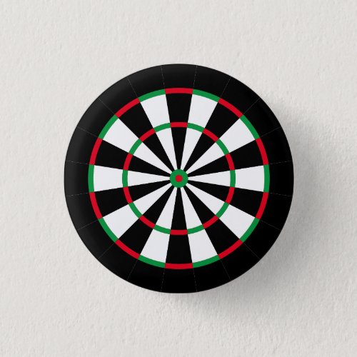 Custom Text Personalized Dart Board  Red  Green Button
