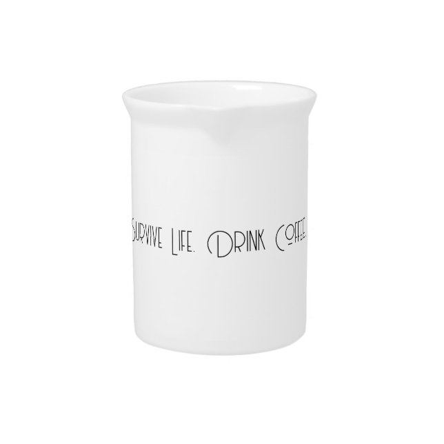 Custom Text Personalized Pitcher (Front)