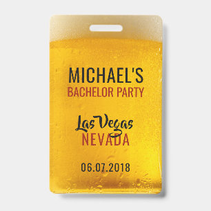 Custom Text & Photo BEER badges